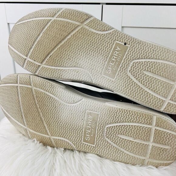 Sperry Halyard CVO Plushstep Gray Canvas Sneakers Preppy Shoes - Mens Size 12 - Picture 6 of 8